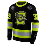 custom creighton bluejays safety motif black neon green hoodie best selling