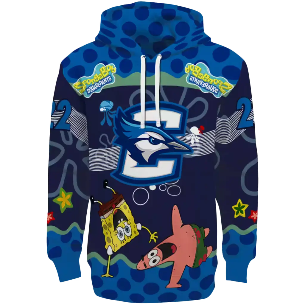 custom creighton bluejays spongebob patrick star blue navy hoodie best selling custom creighton bluejays spongebob patrick star blue navy hoodie best selling