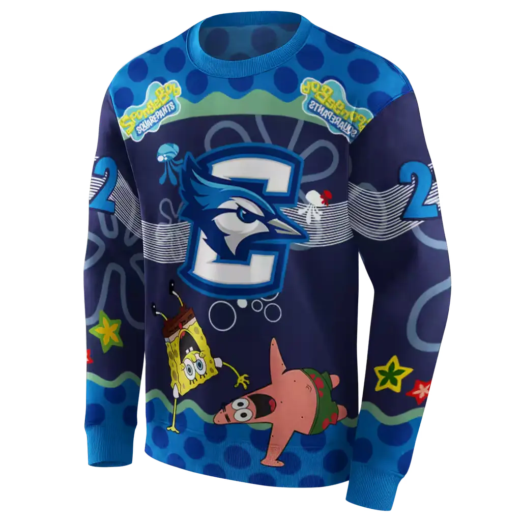 custom creighton bluejays spongebob patrick star blue navy hoodie new arrival custom creighton bluejays spongebob patrick star blue navy hoodie new arrival