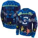 custom creighton bluejays spongebob patrick star blue navy hoodie best selling
