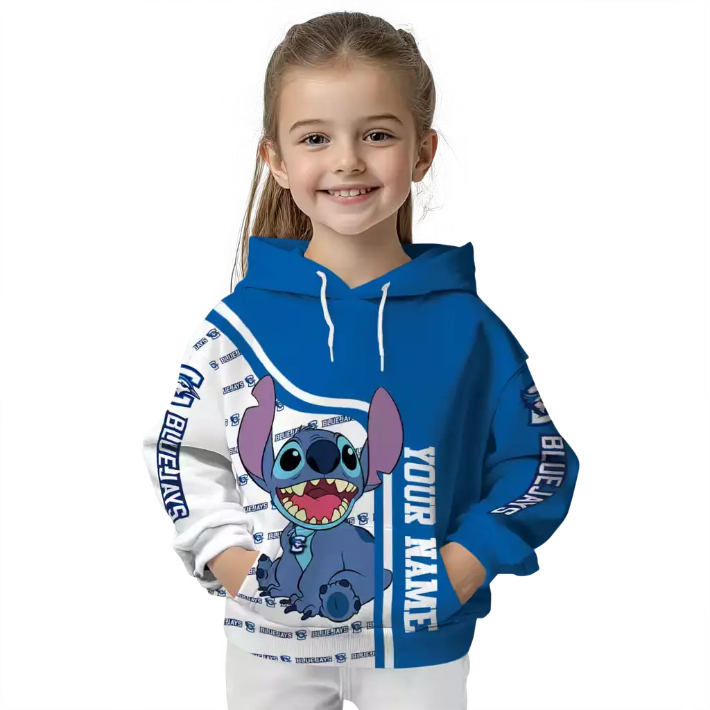 custom creighton bluejays stitch blue hoodie top rated custom creighton bluejays stitch blue hoodie top rated