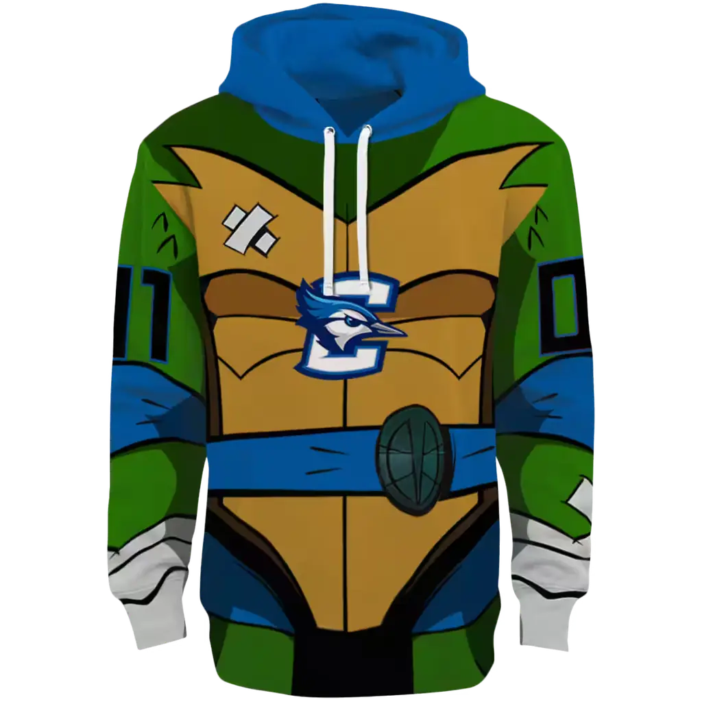 custom creighton bluejays superhero armor blue green hoodie best selling custom creighton bluejays superhero armor blue green hoodie best selling