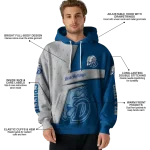 custom drake bulldogs abstract shape blue hoodie best selling