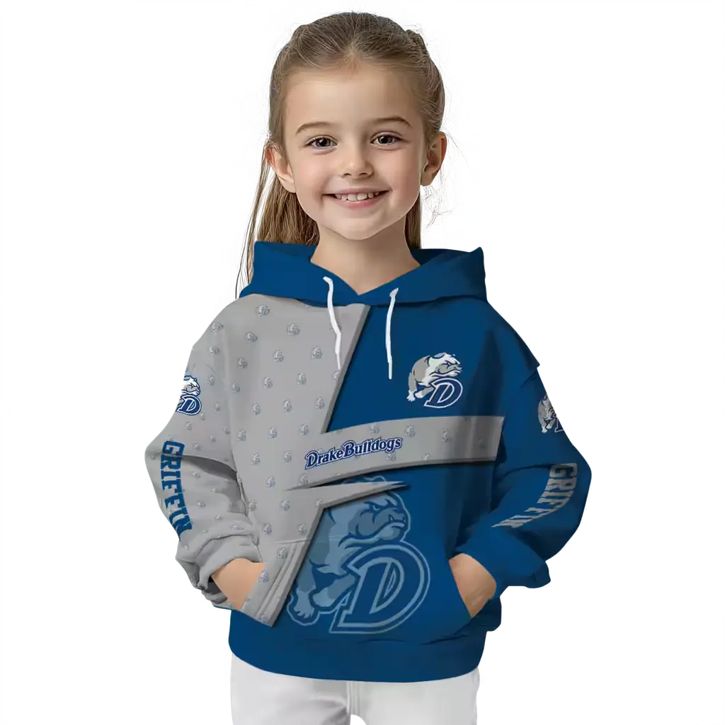 custom drake bulldogs abstract shape blue hoodie top rated custom drake bulldogs abstract shape blue hoodie top rated