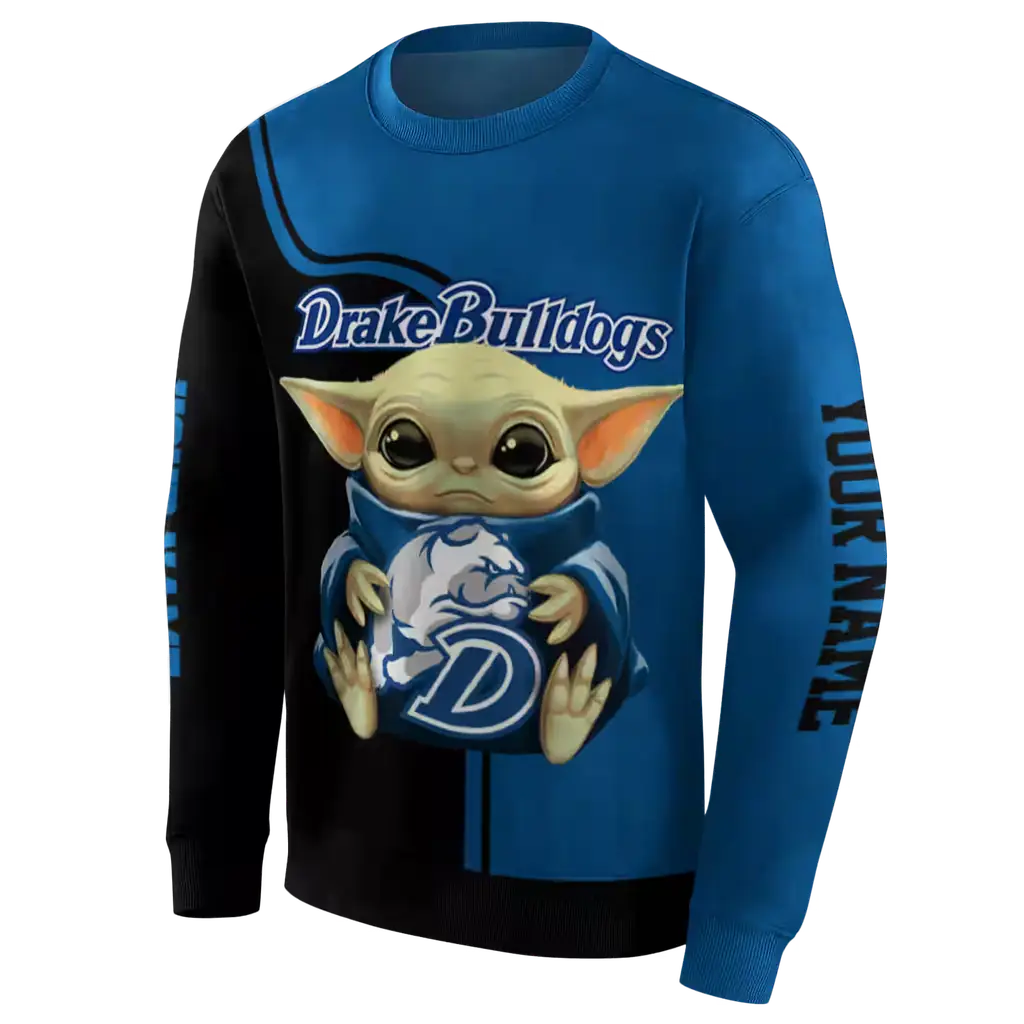 custom drake bulldogs baby yoda blue black hoodie new arrival custom drake bulldogs baby yoda blue black hoodie new arrival