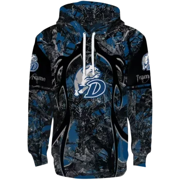 custom drake bulldogs hunting theme blue black hoodie best selling
