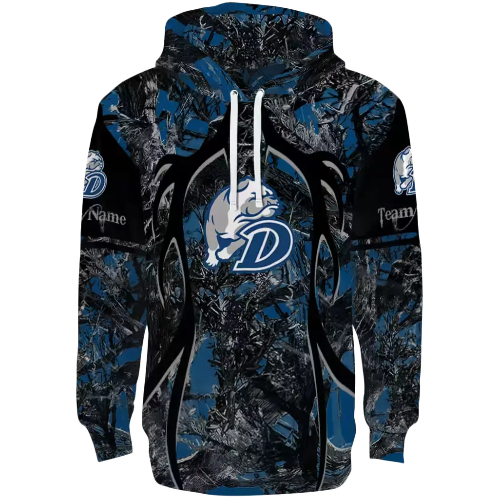 custom drake bulldogs hunting theme blue black hoodie best selling custom drake bulldogs hunting theme blue black hoodie best selling
