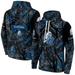 custom drake bulldogs hunting theme blue black hoodie best selling