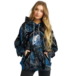 custom drake bulldogs hunting theme blue black hoodie best selling