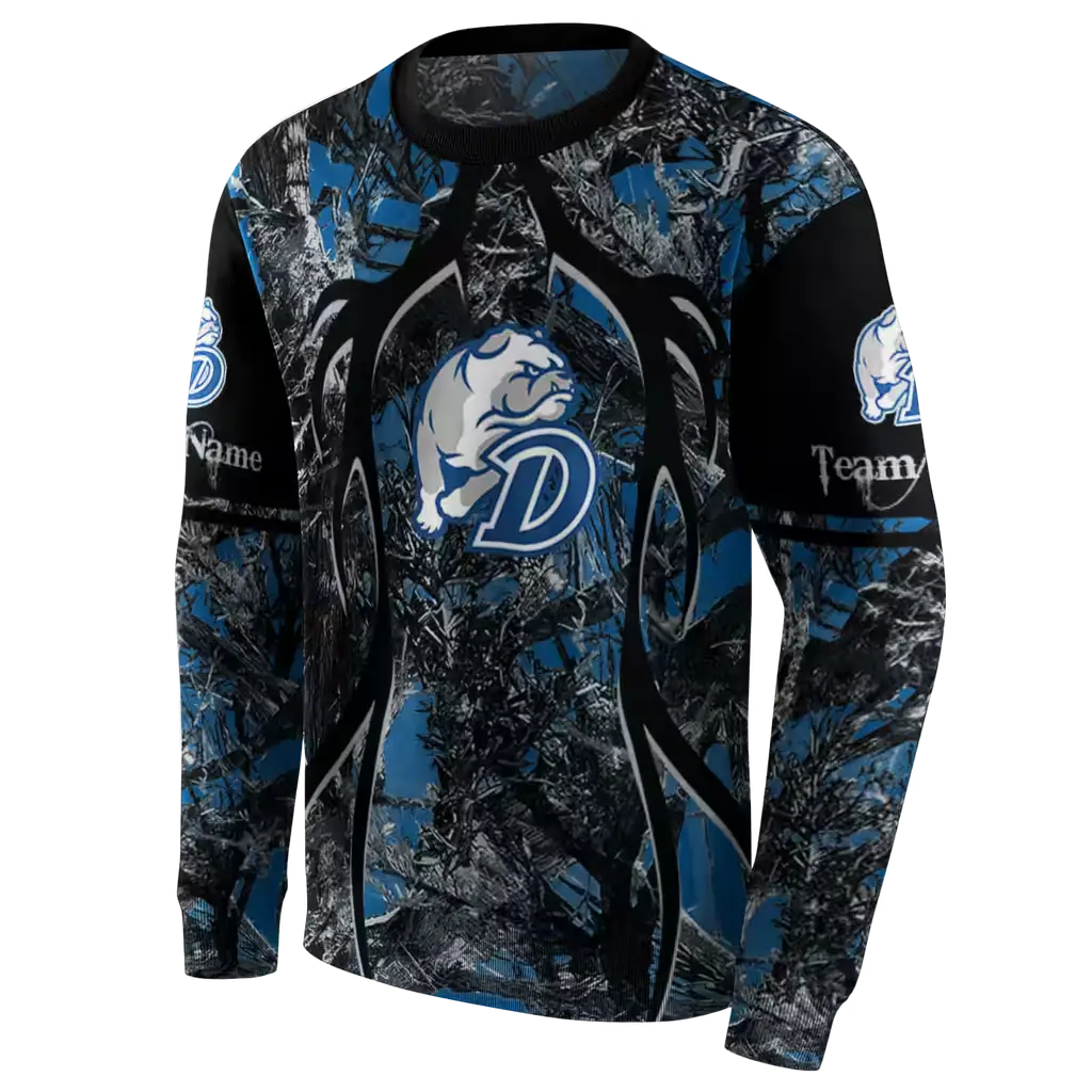 custom drake bulldogs hunting theme blue black hoodie new arrival custom drake bulldogs hunting theme blue black hoodie new arrival