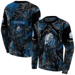 custom drake bulldogs hunting theme blue black hoodie best selling