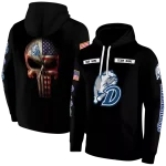 custom drake bulldogs punisher skull black hoodie best selling