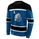custom drake bulldogs striped pattern blue hoodie best selling