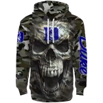 custom duke blue devils camo skull hoodie best selling