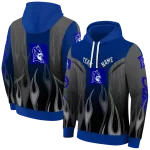 custom duke blue devils flame design blue hoodie best selling