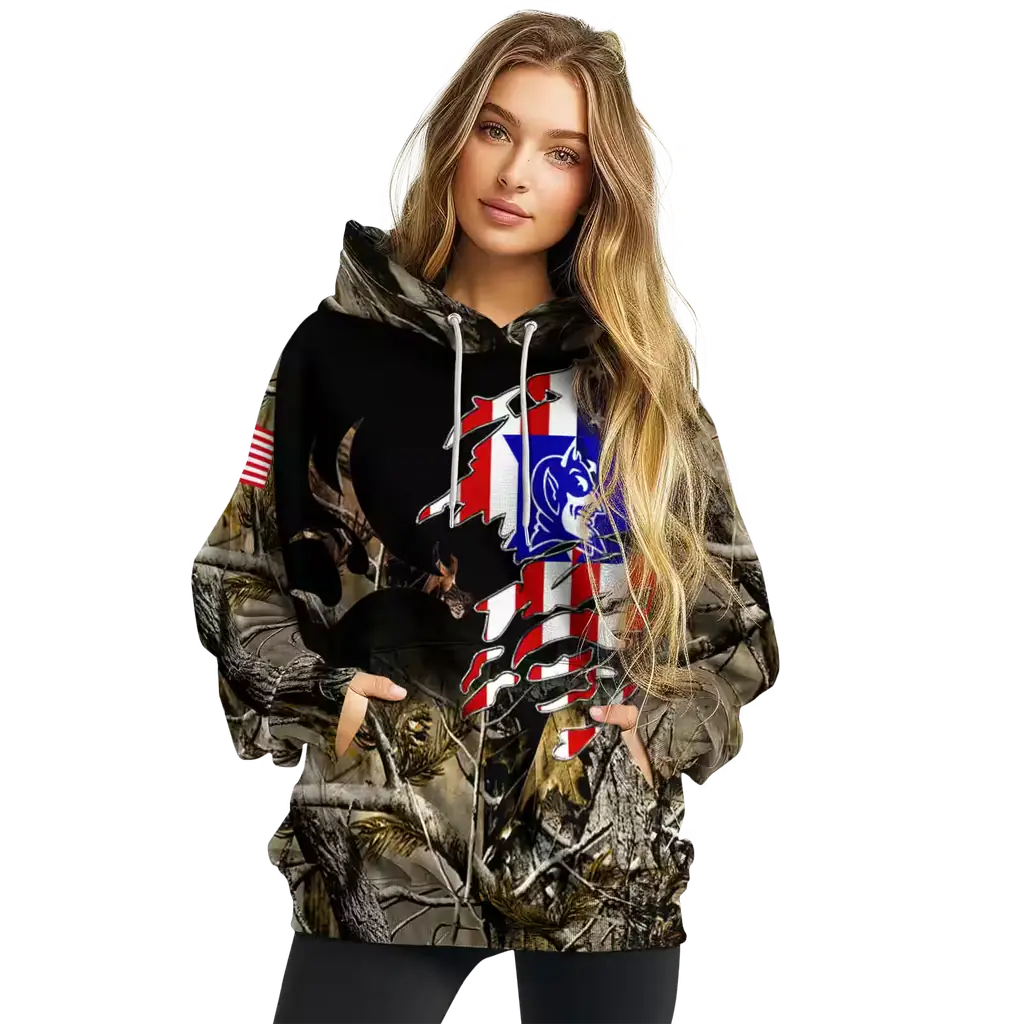 custom duke blue devils tree camo hoodie high quality custom duke blue devils tree camo hoodie high quality