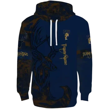 custom fiu panthers deer silhouette blue hoodie best selling