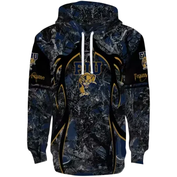 custom fiu panthers hunting theme blue black hoodie best selling