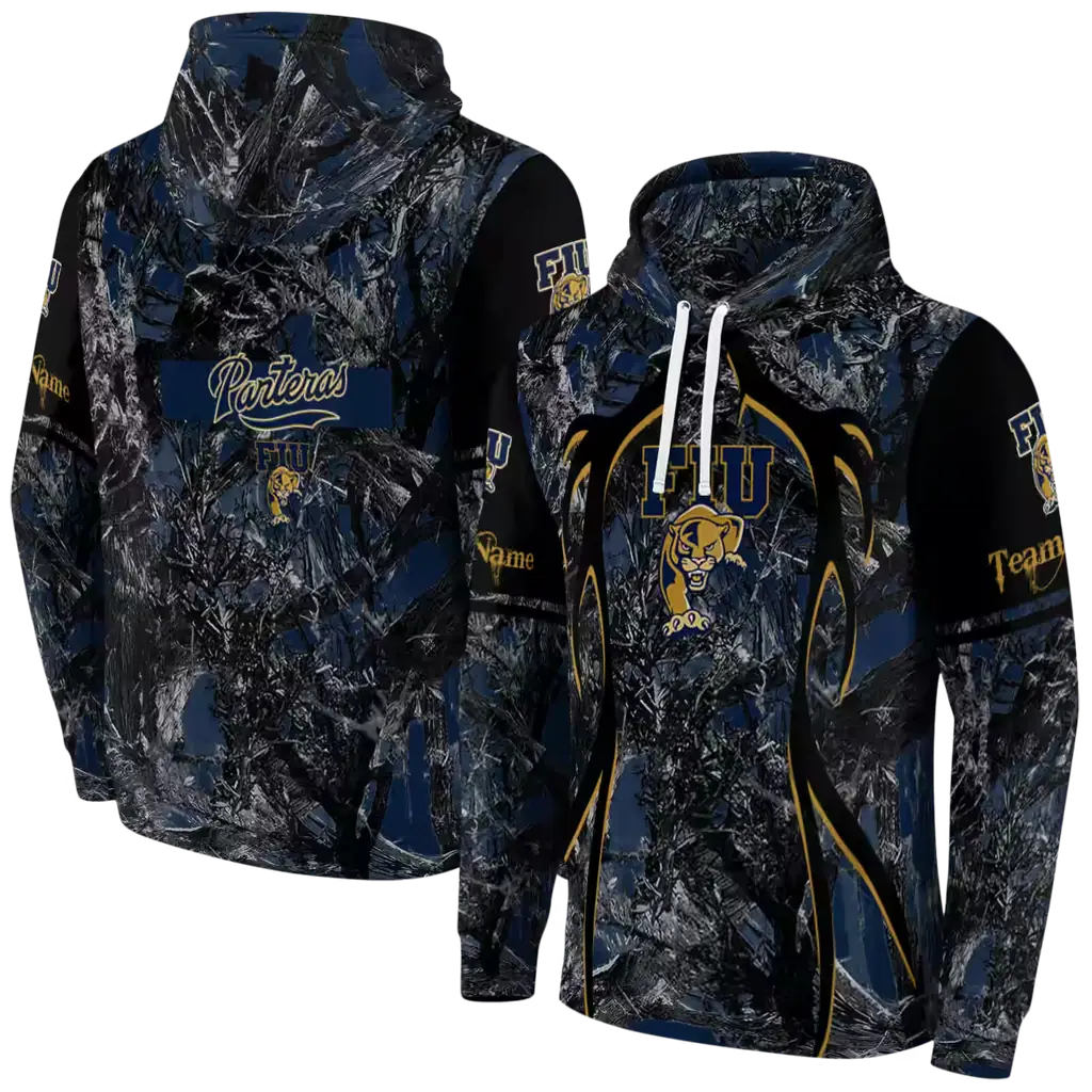 custom fiu panthers hunting theme blue black hoodie fashion forward custom fiu panthers hunting theme blue black hoodie fashion forward