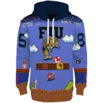 custom fiu panthers mario blue black hoodie best selling