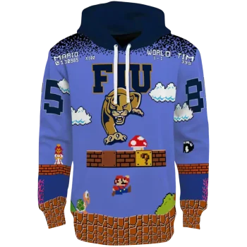 custom fiu panthers mario blue black hoodie best selling