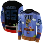custom fiu panthers mario blue black hoodie best selling