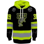 custom fiu panthers safety motif black neon green hoodie best selling