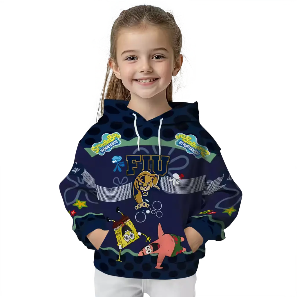 custom fiu panthers spongebob patrick star blue navy hoodie top rated custom fiu panthers spongebob patrick star blue navy hoodie top rated