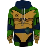 custom fiu panthers superhero armor blue green hoodie best selling