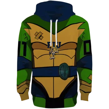 custom fiu panthers superhero armor blue green hoodie best selling