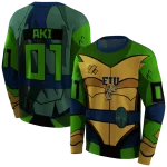 custom fiu panthers superhero armor blue green hoodie best selling