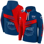 custom florida atlantic owls abstract shape blue hoodie best selling
