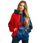 custom florida atlantic owls abstract shape blue hoodie best selling