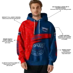 custom florida atlantic owls abstract shape blue hoodie best selling