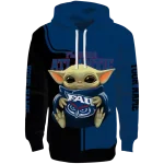 custom florida atlantic owls baby yoda blue black hoodie best selling