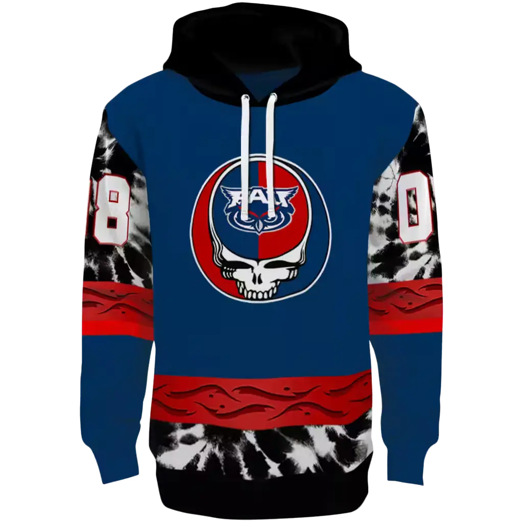 custom florida atlantic owls grateful vibes blue hoodie best selling custom florida atlantic owls grateful vibes blue hoodie best selling