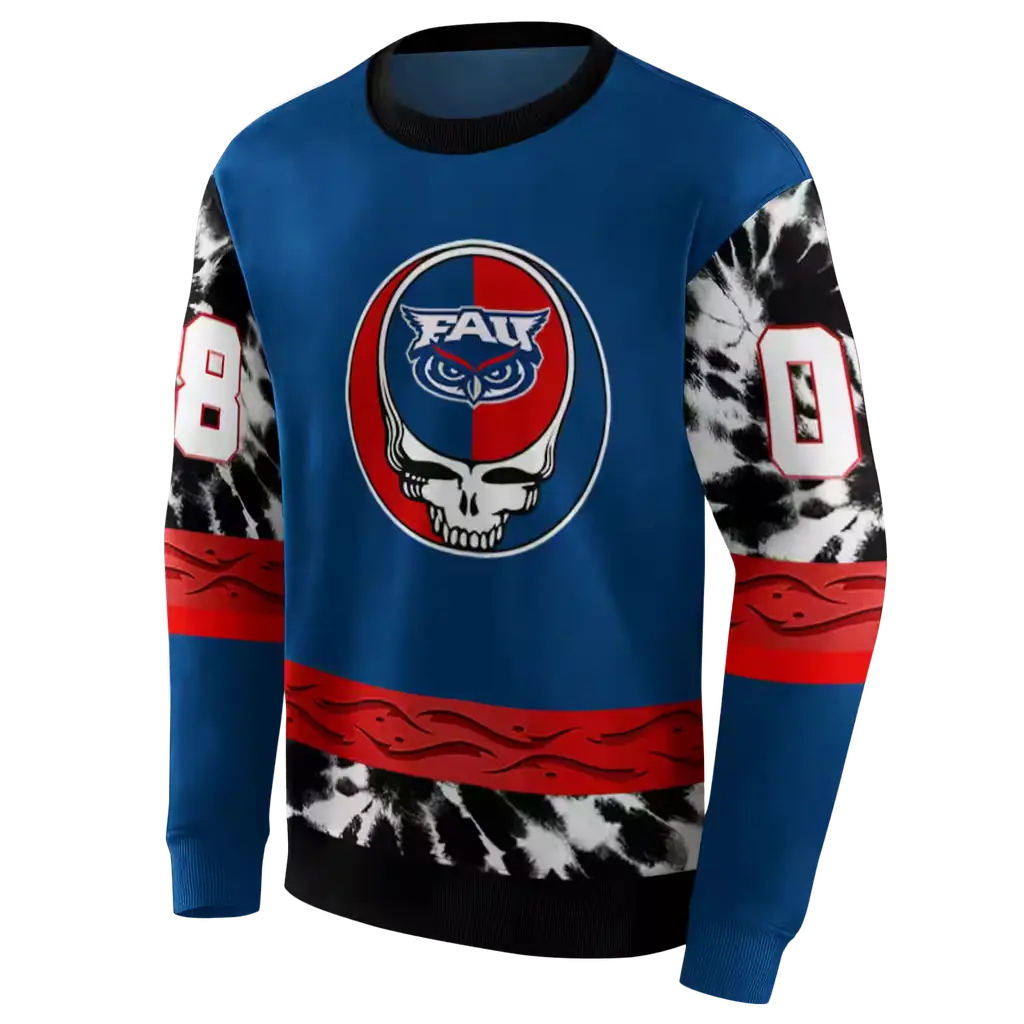 custom florida atlantic owls grateful vibes blue hoodie new arrival custom florida atlantic owls grateful vibes blue hoodie new arrival