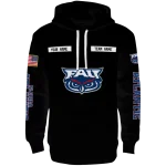 custom florida atlantic owls punisher skull black hoodie best selling