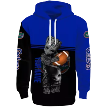 custom florida gators baby groot blue black hoodie best selling