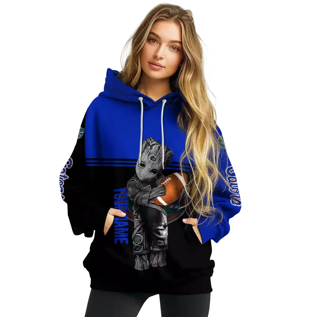 custom florida gators baby groot blue black hoodie high quality custom florida gators baby groot blue black hoodie high quality