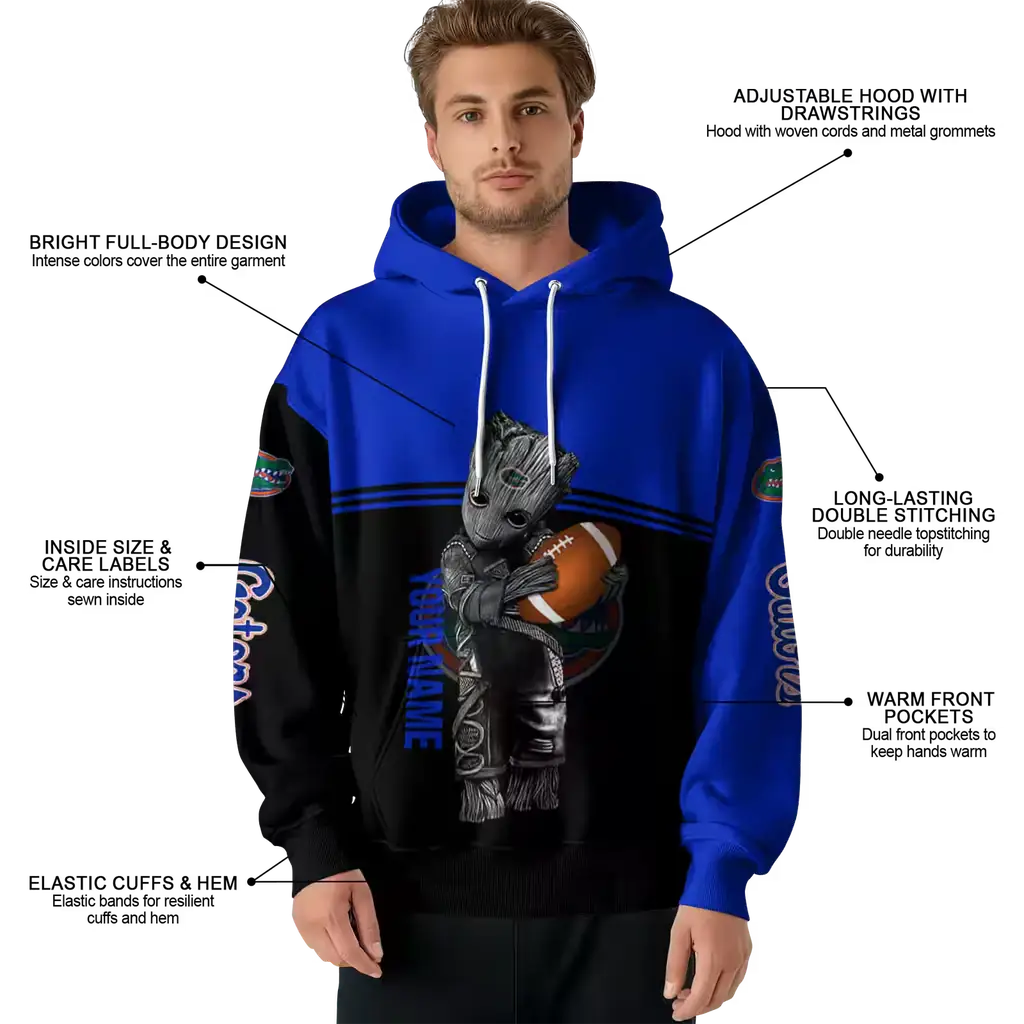 custom florida gators baby groot blue black hoodie latest model custom florida gators baby groot blue black hoodie latest model