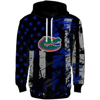 custom florida gators distressed flag blue black hoodie best selling
