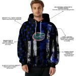 custom florida gators distressed flag blue black hoodie best selling
