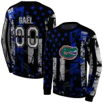 custom florida gators distressed flag blue black hoodie best selling