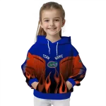 custom florida gators flame design blue hoodie best selling