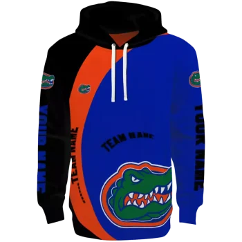 custom florida gators minimalist design blue black hoodie best selling