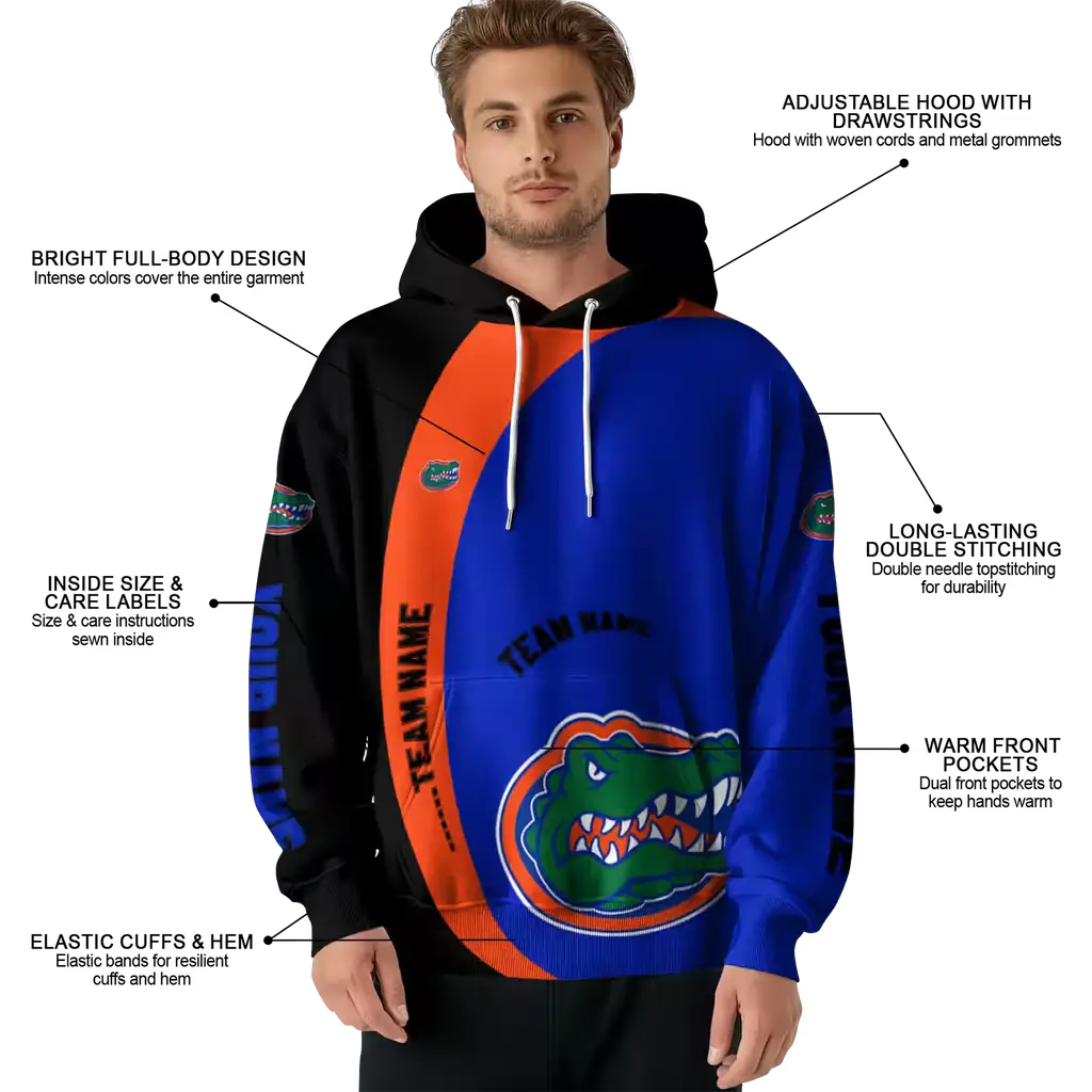 custom florida gators minimalist design blue black hoodie latest model custom florida gators minimalist design blue black hoodie latest model