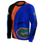 custom florida gators minimalist design blue black hoodie best selling