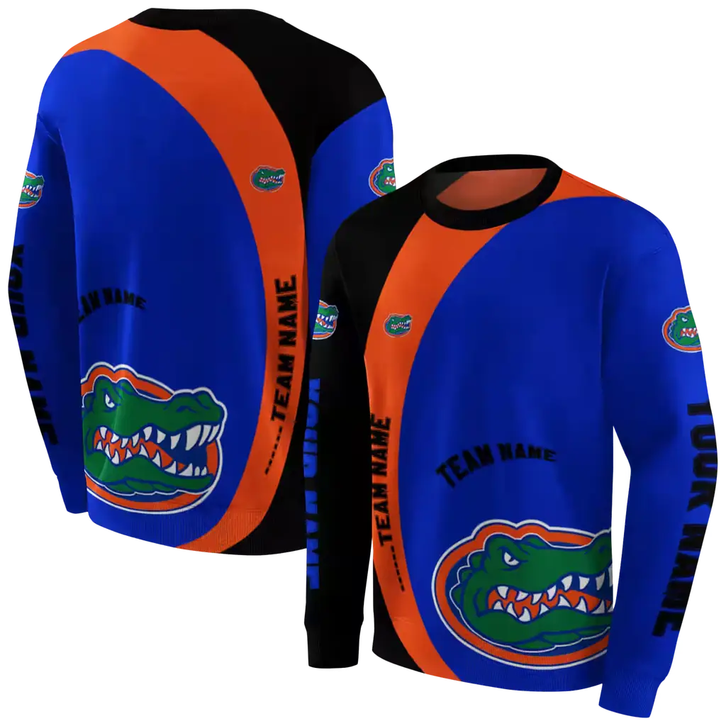 custom florida gators minimalist design blue black hoodie premium grade custom florida gators minimalist design blue black hoodie premium grade