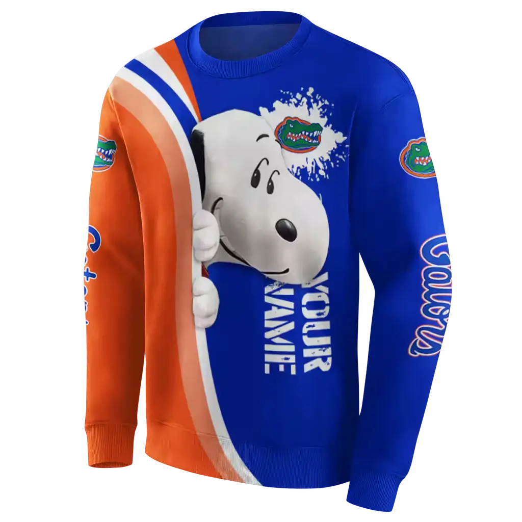 custom florida gators peeking snoopy blue hoodie new arrival custom florida gators peeking snoopy blue hoodie new arrival